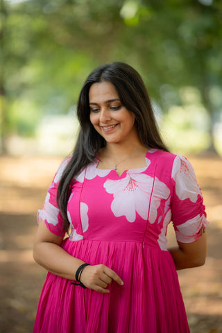 HIBISCUS | MATERNITY GEORGETTE MAXI ANKLE LENGTH
