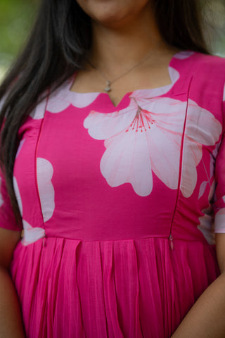 HIBISCUS | MATERNITY GEORGETTE MAXI ANKLE LENGTH