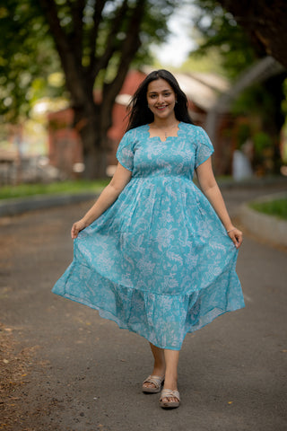 AQUA MIRAGE | MATERNITY MAXI ANKLE LENGTH