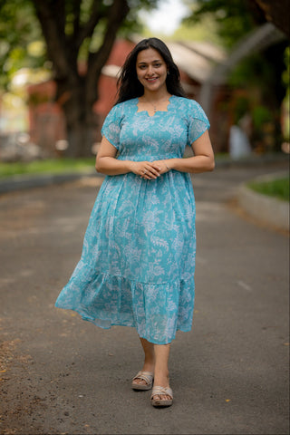 AQUA MIRAGE | MATERNITY MAXI ANKLE LENGTH