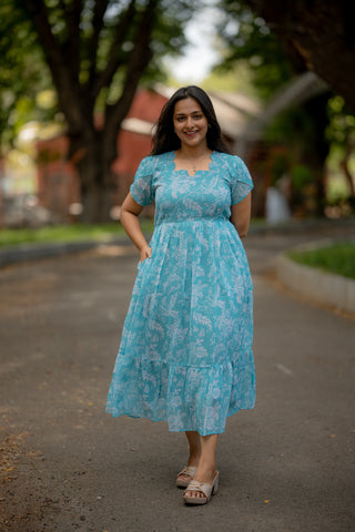 AQUA MIRAGE | MATERNITY MAXI ANKLE LENGTH