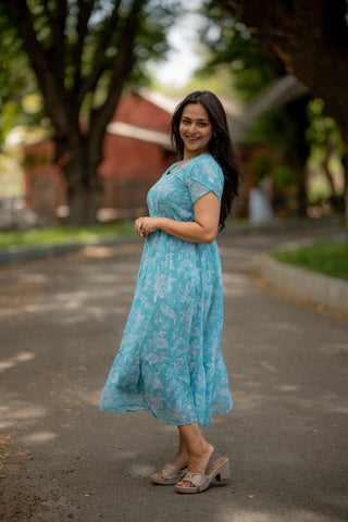AQUA MIRAGE | MATERNITY MAXI ANKLE LENGTH