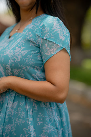 AQUA MIRAGE | MATERNITY MAXI ANKLE LENGTH