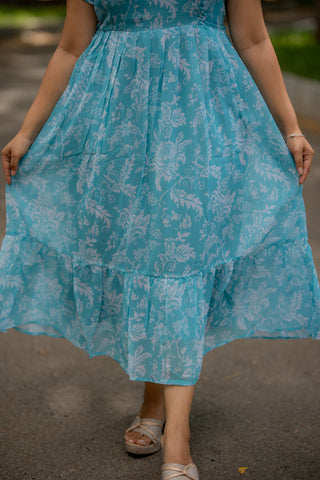 AQUA MIRAGE | MATERNITY MAXI ANKLE LENGTH