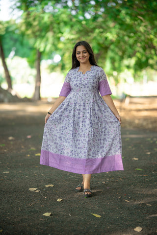 LILAC ZARI | MATERNITY MAXI ANKLE LENGTH