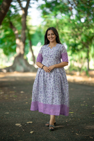 LILAC ZARI | MATERNITY MAXI ANKLE LENGTH
