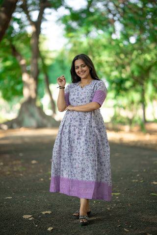 LILAC ZARI | MATERNITY MAXI ANKLE LENGTH
