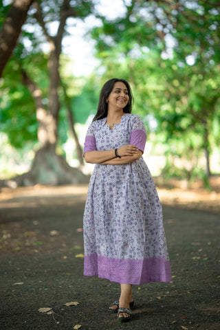 LILAC ZARI | MATERNITY MAXI ANKLE LENGTH