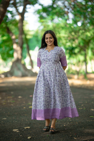 LILAC ZARI | MATERNITY MAXI ANKLE LENGTH