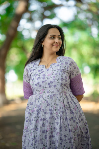 LILAC ZARI | MATERNITY MAXI ANKLE LENGTH