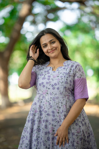 LILAC ZARI | MATERNITY MAXI ANKLE LENGTH