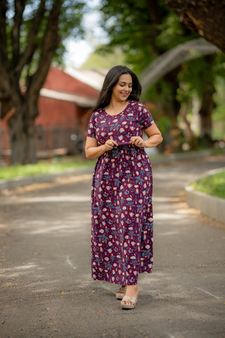 CATS | ZIPLESS MATERNITY MAXI-NORMAL SLEEVES | FULL LENGTH MAXI