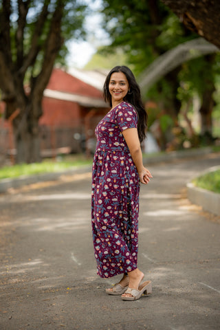 CATS | ZIPLESS MATERNITY MAXI-NORMAL SLEEVES | FULL LENGTH MAXI