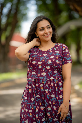 CATS | ZIPLESS MATERNITY MAXI-NORMAL SLEEVES | FULL LENGTH MAXI