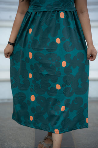 ENCHANTED BLISS | ZIPLESS MATERNITY MAXI-PUFF SLEEVES | ANKLE LENGTH MAXI