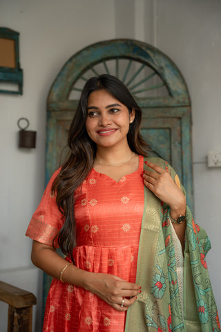 THENDRAL | MATERNITY MAXI WITH SHAWL FULL LENGTH