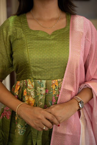 EZHIL | MATERNITY MAXI WITH SHAWL FULL LENGTH