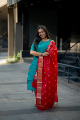 OCEAN RAGE | MATERNITY KURTI SET