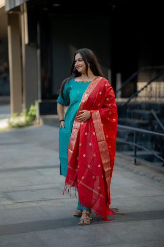 OCEAN RAGE | MATERNITY KURTI SET