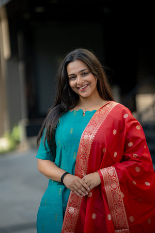 OCEAN RAGE | MATERNITY KURTI SET
