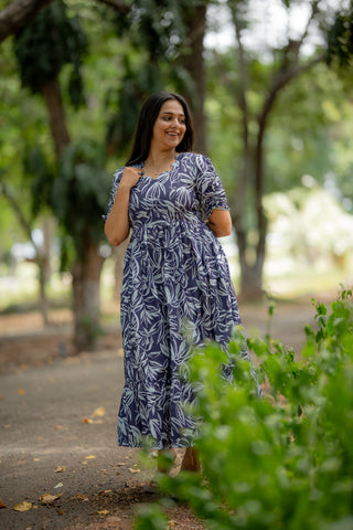 SANTORINI BLOOM | MATERNITY MAXI ANKLE LENGTH
