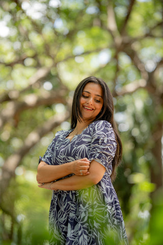 SANTORINI BLOOM | MATERNITY MAXI ANKLE LENGTH