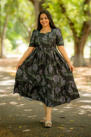 NOCTURNE BLOOM | MATERNITY MAXI ANKLE LENGTH