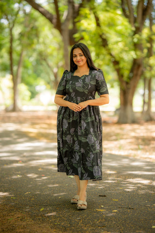 NOCTURNE BLOOM | MATERNITY MAXI ANKLE LENGTH