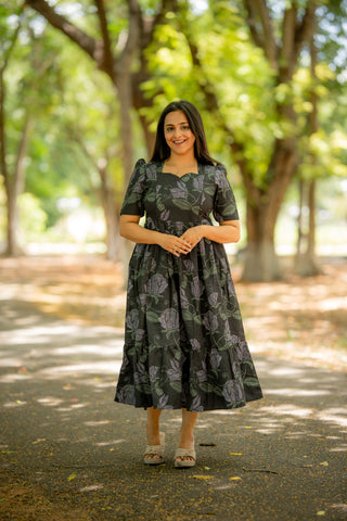 NOCTURNE BLOOM | MATERNITY MAXI ANKLE LENGTH
