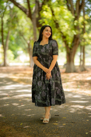 NOCTURNE BLOOM | MATERNITY MAXI ANKLE LENGTH