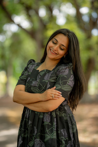 NOCTURNE BLOOM | MATERNITY MAXI ANKLE LENGTH