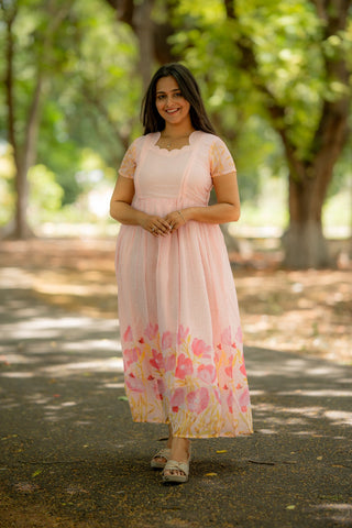 APRICOT BREEZE | MATERNITY MAXI FULL LENGTH