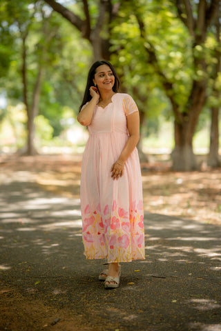 APRICOT BREEZE | MATERNITY MAXI FULL LENGTH