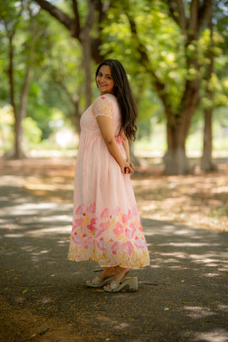 APRICOT BREEZE | MATERNITY MAXI FULL LENGTH