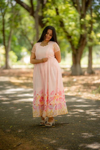 APRICOT BREEZE | MATERNITY MAXI FULL LENGTH