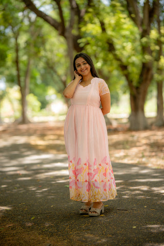 APRICOT BREEZE | MATERNITY MAXI FULL LENGTH