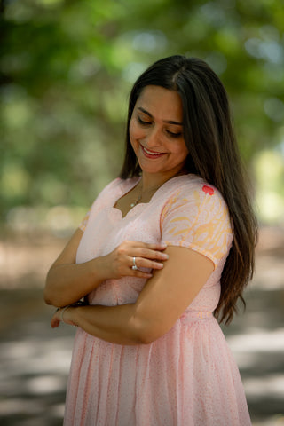 APRICOT BREEZE | MATERNITY MAXI FULL LENGTH