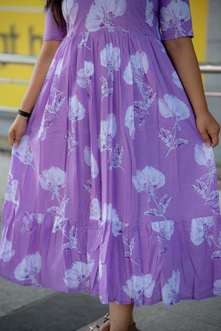 PASTEL MEADOW | MATERNITY COTTON ANKLE LENGTH