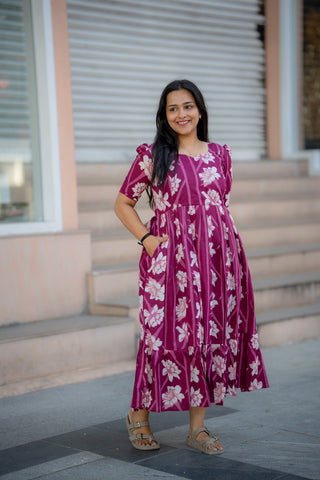 RAINY LOTUS | MATERNITY COTTON ANKLE LENGTH