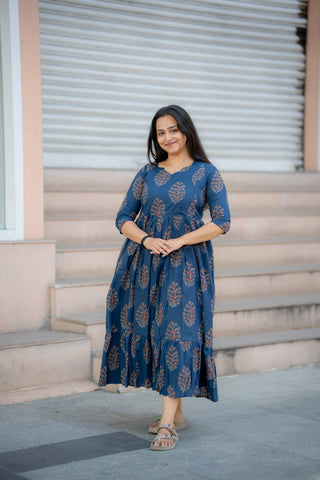 IRIS FLARED | MATERNITY COTTON ANKLE LENGTH