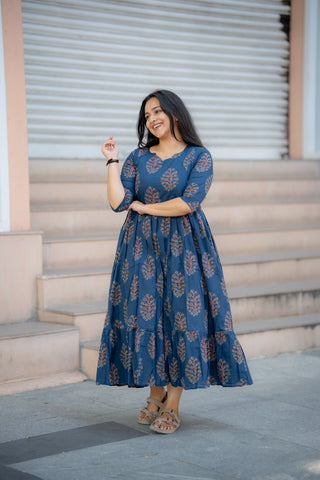 IRIS FLARED | MATERNITY COTTON ANKLE LENGTH
