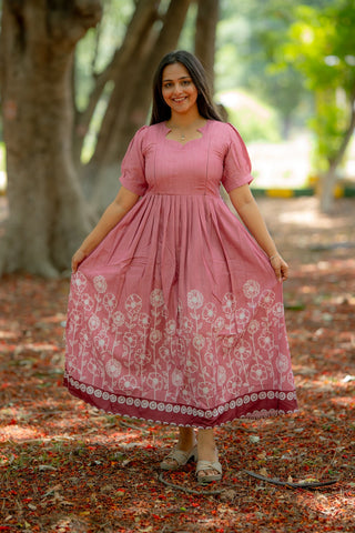 STENCIL WHISPER | MATERNITY MAXI FULL LENGTH