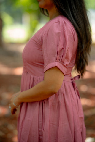 STENCIL WHISPER | MATERNITY MAXI FULL LENGTH