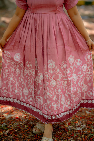 STENCIL WHISPER | MATERNITY MAXI FULL LENGTH