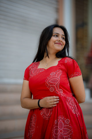 MAJESTIC KOLLAM | MATERNITY COTTON ANKLE LENGTH