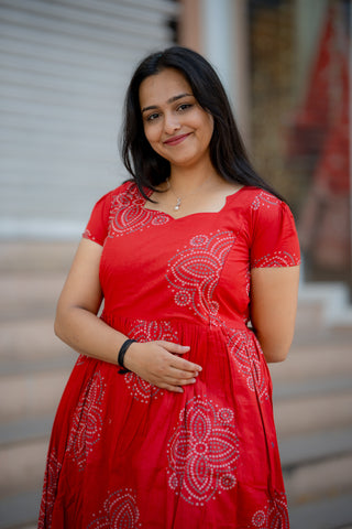 MAJESTIC KOLLAM | MATERNITY COTTON ANKLE LENGTH