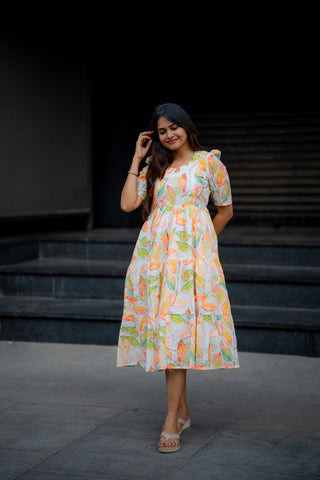 PAINTED CANOPY | MATERNITY MAXI ANKLE LENGTH