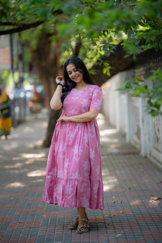 DOTTED POPPIES | MATERNITY COTTON ANKLE LENGTH