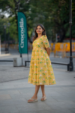GOLDEN HOUR SMOCK | MATERNITY MAXI ANKLE LENGTH