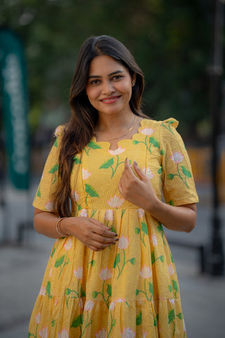 GOLDEN HOUR SMOCK | MATERNITY MAXI ANKLE LENGTH